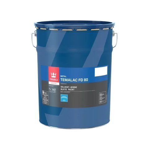 Глянцевая алкидная краска для металла Tikkurila Temalac FD 80 Metallic THL-База 9л 2765626215 фото