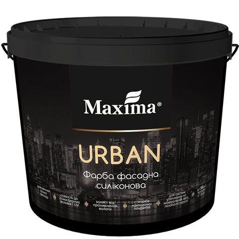 Фарба фасадна силіконова &laquo;Urban&raquo; Maxima білий (база А) 7 кг 2792905136 фото