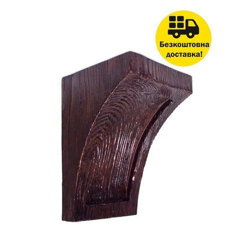 Консоль балки полиуретановая DECOWOOD Модерн ED 026 classic 12х12 Темный 2355865640 фото