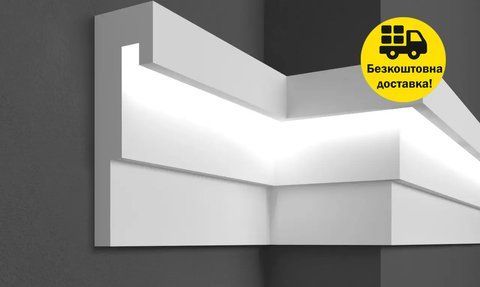Молдинг фасадный Prestige Decor MC 308 led 2000 мм 2331450113 фото