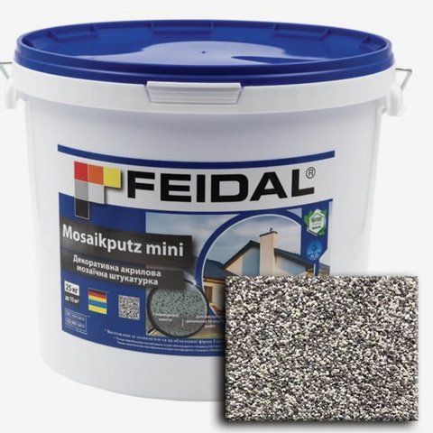 Декоративная акриловая мозаичная штукатурка Feidal Mosaikputz mini А20 15кг 1886455535 фото