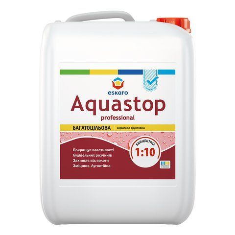 Ґрунтовка-концентрат 1:10 ESKARO AQUASTOP PROFESSIONAL 1л 2028273681 фото