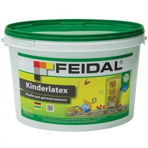 Краска для детской комнаты Feidal Kinderlatex 2.5л 2964227900 фото