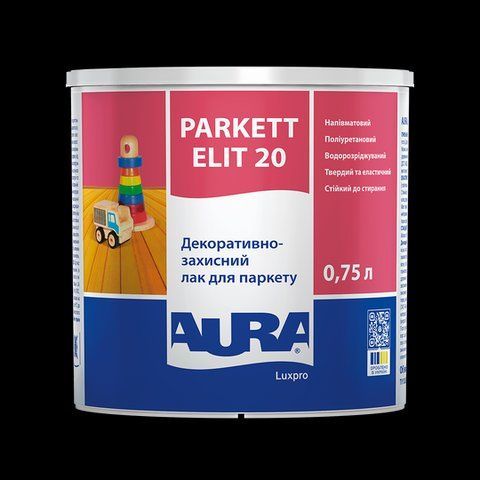 Лак поліуретановий Aura Luxpro Parkett Elit Matt паркетний 0.75л 2571504775 фото
