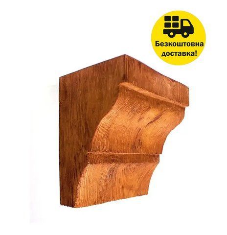Консоль балки полиуретановая DECOWOOD Модерн ED 035 classic 19х13 Светлый 2355868629 фото