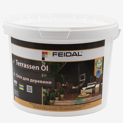 Масло для древесины Feidal Terrassen &Ouml;l 9л 1886455388 фото