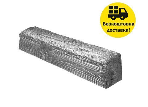 Балка поліуретанова DECOWOOD Рустик EQ 006 (3 м) classic 12х12 Сірий 2348850466 фото
