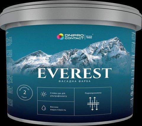 Фасадная краска &laquo;EVEREST&raquo; 1.4кг 1772796604 фото