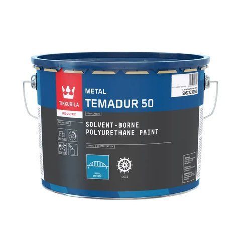Полиуретановая полуглянцевая краска для металла Tikkurila Temadur 50 THL 029-База 7.5л 2765093260 фото