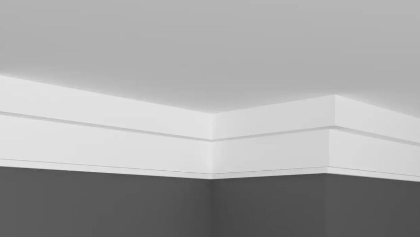 Карниз полимерный для LED-освещения Grand D&eacute;cor KH 915 Жесткий 2000 мм 2322369061 фото
