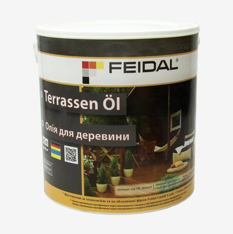 Масло для древесины Feidal Terrassen &Ouml;l 4.5л 1886455389 фото