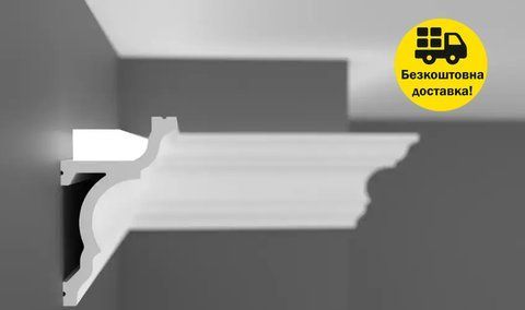 Карниз полимерный для LED-освещения Grand D&eacute;cor KH 916 Жесткий 2000 мм 2322375222 фото