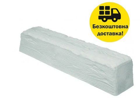 Балка поліуретанова DECOWOOD Рустик EQ 006 (4 м) classic 12х12 Білий 2348854186 фото
