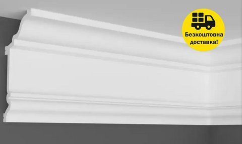 Карниз полимерный для LED-освещения Grand D&eacute;cor KH 919 Жесткий 2000 мм 2322402516 фото