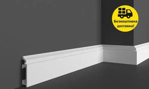 Плинтус полимерный Grand Decor HCR 507 Flex Гибкий 2440 мм 2280961707 фото