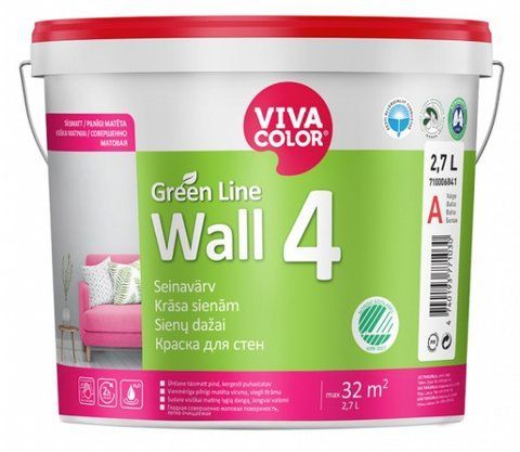 Глибокоматова фарба з оксамитовим ефектом VivaColor Wall 4 0.9л 2148743083 фото