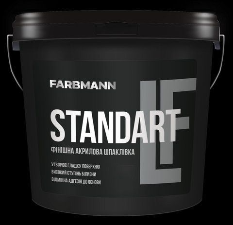 Шпаклівка фінішна акрилова інтер'єрна Farbmann Standart LF 1.7кг 1788030841 фото