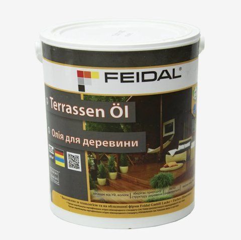 Масло для древесины Feidal Terrassen &Ouml;l 0.75л 1886455391 фото