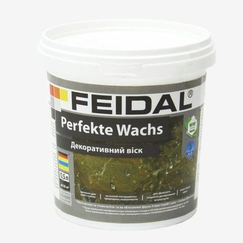 Віск для захисного покриття декоративних штукатурок Feidal Perfekte Wachs 0.5л 2034870093 фото