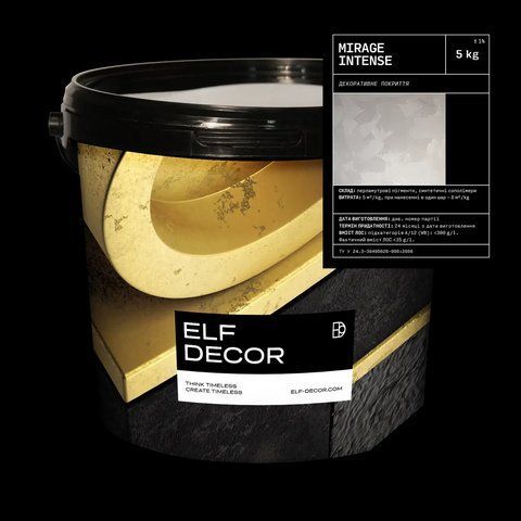 Декоративное покрытие интерьерное Elf Decor Mirage Intense 5кг 2776740589 фото