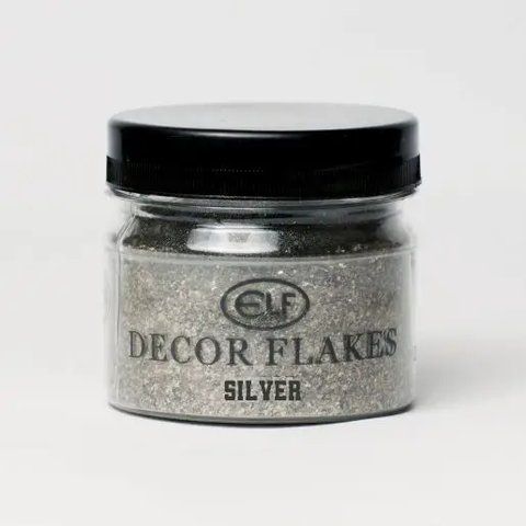 Декоративная добавка Elf Decor Flakes Silver 50г 2783195903 фото