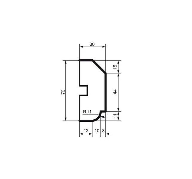 Молдинг фасадний Prestige Decor MC 148 2000 мм 2330151497 фото