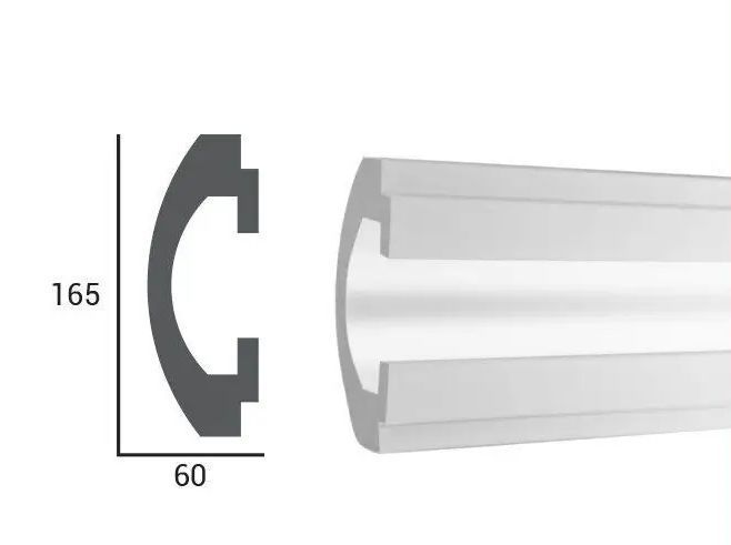 Карниз для LED освещения серия D Tesori KD 112 1150 мм 2328217655 фото