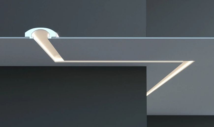 Карниз для LED освещения серия D Tesori KD 112 1150 мм 2328217655 фото