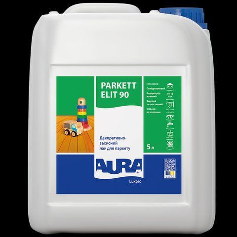 Лак поліуретановий Aura Luxpro Parkett Elit паркетний 5л 2571511383 фото