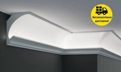 Карниз для LED освещения серия D Tesori KD 201 1150 мм. 2328217981 фото