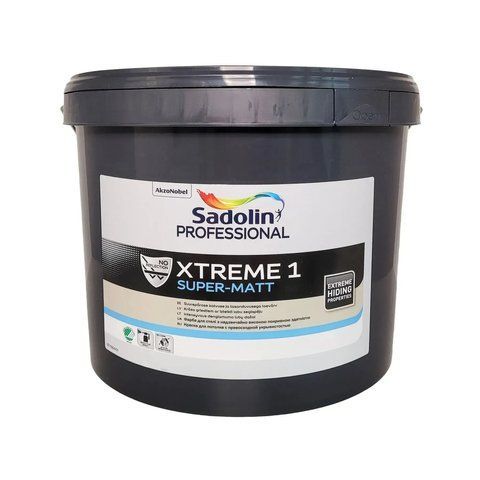 Фарба для стелі глибокоматова Sadolin Professional Xtreme 1 Білий BW 10л 2889986066 фото
