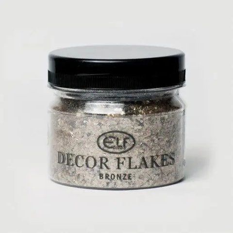 Декоративная добавка Elf Decor Flakes Bronze 50г 2783198396 фото