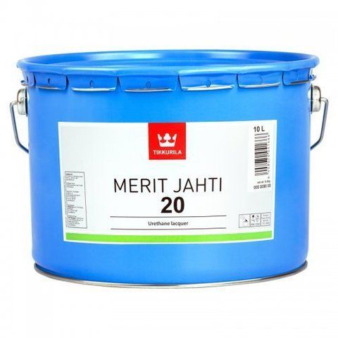 Лак для дерева TIKKURILA MERIT JAHTI 20 напівматовий 3л 2602772019 фото