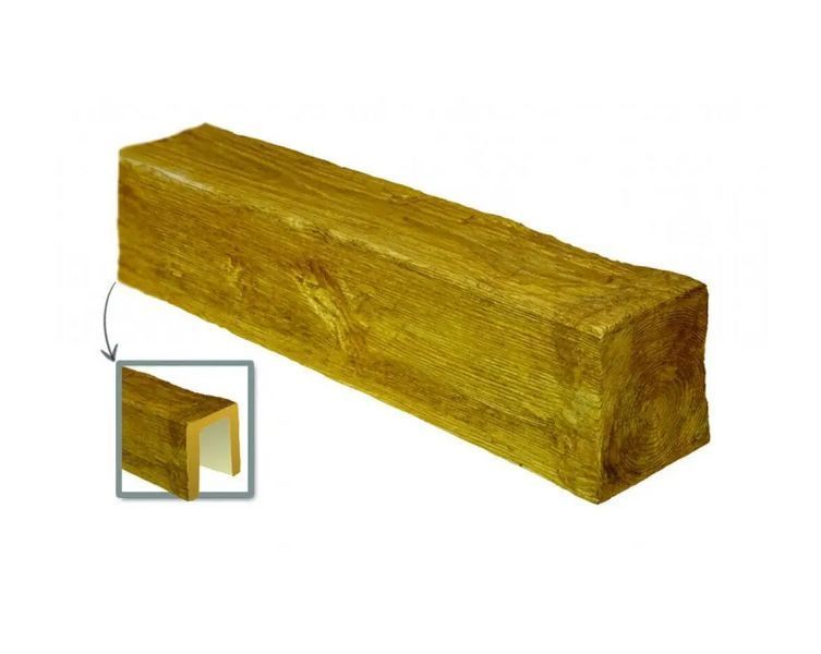 Балка полиуретановая DECOWOOD Модерн ED 105 (2 м) classic 19х13 Светлый 2345723643 фото