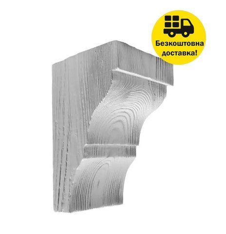 Консоль балки поліуретанова DECOWOOD Модерн ED 036 classic 12х12 Білий 2355869048 фото