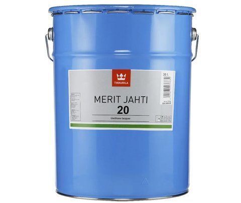 Лак для дерева TIKKURILA MERIT JAHTI 20 напівматовий 20л 2602772211 фото