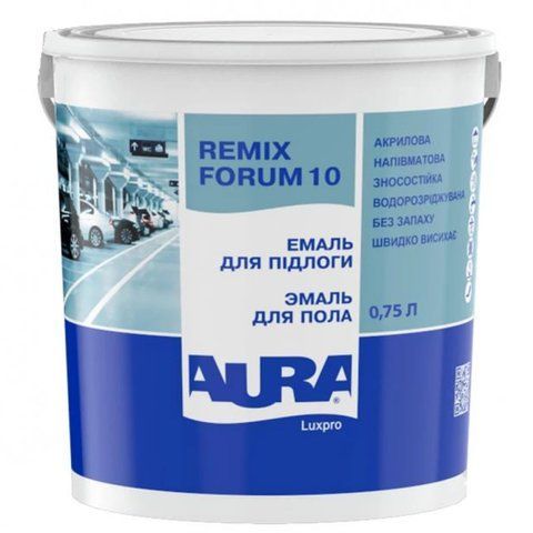 Емаль акрилова Aura Lux Pro Remix Forum 10 0.75л 2571432382 фото