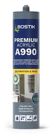 Герметик акриловый Bostik A990 Premium Acrylic 0.3л 2580674737 фото