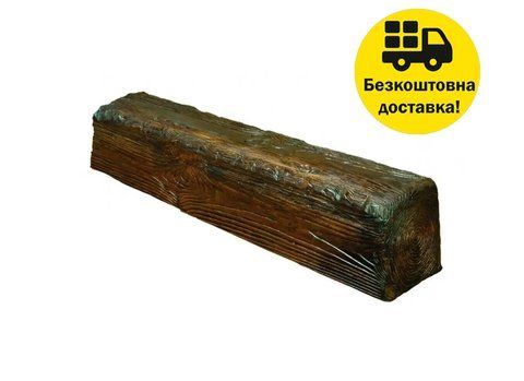 Балка поліуретанова DECOWOOD Рустик EQ 005 (3 м) classic 19х13 Темний 2348836878 фото