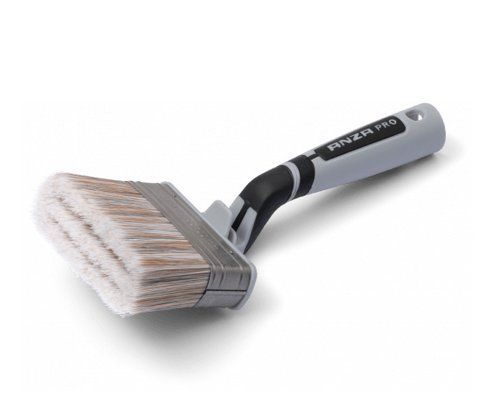 Кисть малярная Anza Super Soft Angled Outdoor Brush Ergo 100мм 1865678400 фото