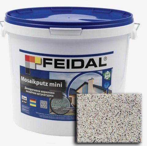 Декоративная акриловая мозаичная штукатурка Feidal Mosaikputz mini А10 15кг 1886455348 фото