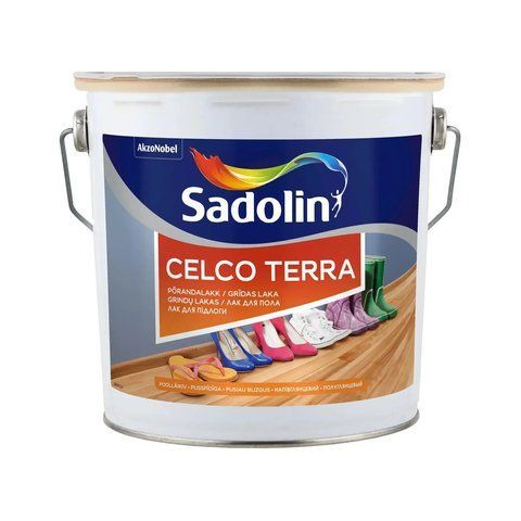 Лак для пола уретаново-алкидный полуглянцевый Sadolin Celco Terra 1л 2893936437 фото