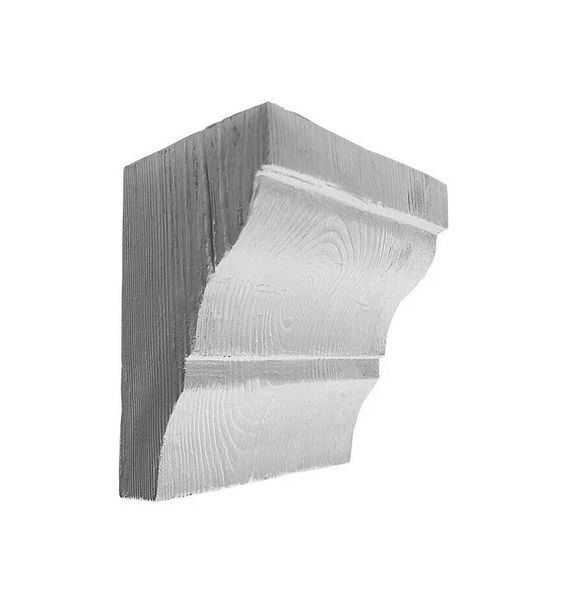 Консоль балки полиуретановая DECOWOOD Рустик EQ 035 classic 19х13 Белый 2355915711 фото