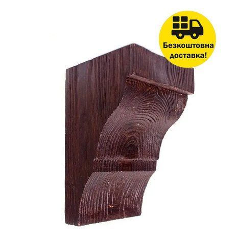 Консоль балки поліуретанова DECOWOOD Модерн ED 036 classic 12х12 Темний 2355874151 фото