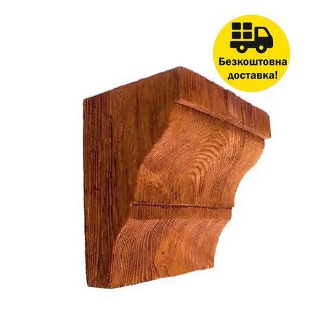 Консоль балки полиуретановая DECOWOOD Рустик EQ 035 classic 19х13 Светлый 2355916522 фото