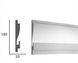Карниз для LED освещения серия D Tesori KD 404 1150 мм. 2328233346 фото 3