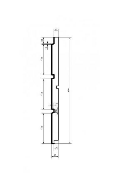 Панель фасадная Prestige Decor HC 101-30 2000 мм 2331458618 фото