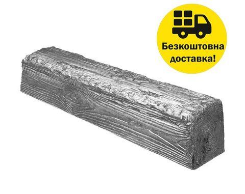 Балка поліуретанова DECOWOOD Рустик EQ 005 (3 м) classic 19х13 Сірий 2348836880 фото