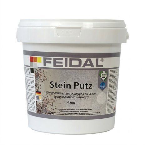 Декоративна штукатурка Stein Putz Mini Reinwei&szlig; 1 кг 2966403331 фото