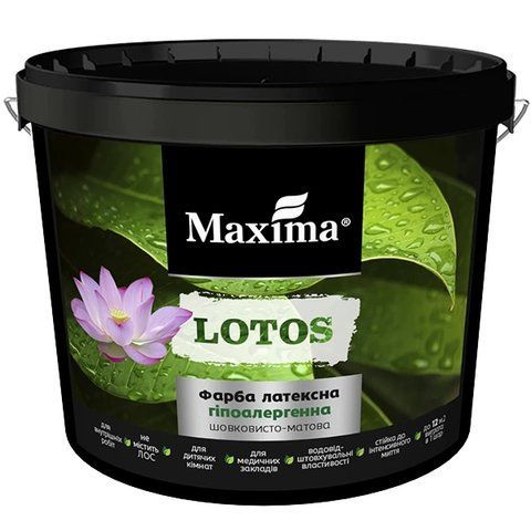 Фарба латексна &laquo;LOTOS&raquo; Maxima білий (база А) шовковисто-матовий 3.5 кг 2792905084 фото